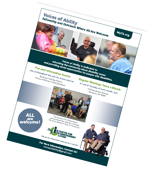 Voices of Ability flyer 